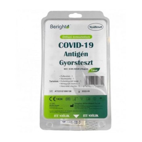 Beright COVID-19 antigén otthoni nyálteszt 1 db