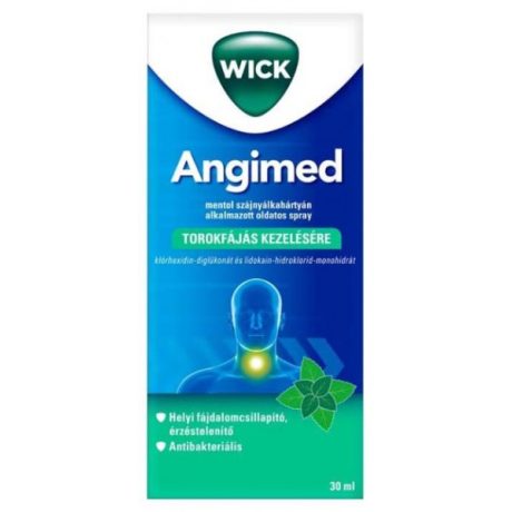 ANGIMED mentol szájnyálkahártyán alkalmazott oldatos spray 30 ml