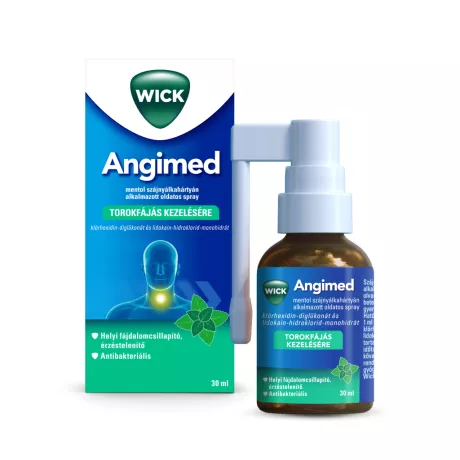 ANGIMED mentol szájnyálkahártyán alkalmazott oldatos spray 30 ml