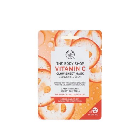 THE BODY SHOP ragyogásfokozó C-vitaminos fátyolmaszk 18 ml