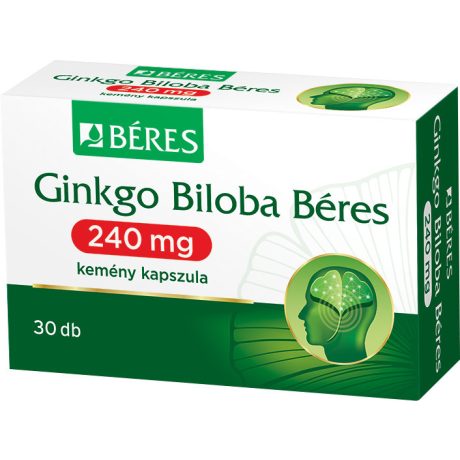 BÉRES GINKGO BILOBA 240 mg kemény kapszula 30 db