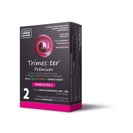 TRIMESZTER PRÉMIUM 2 tabletta várandósaknak 60 db