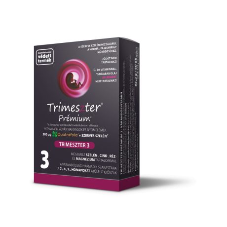 TRIMESZTER PRÉMIUM 3 tabletta várandósaknak 60 db