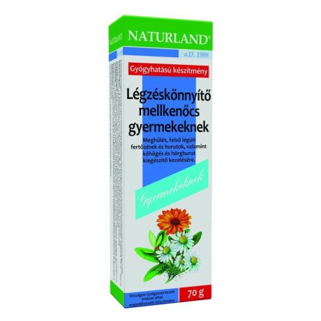 NATURLAND LÉGZÉSKÖNNYÍTŐ MELLKENŐCS gyermekeknek 70 g