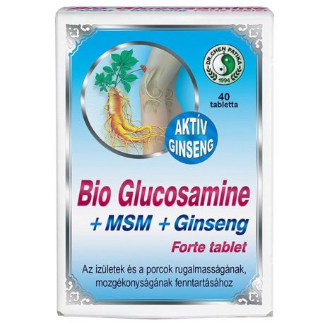 DR. CHEN BIO GLÜKOZAMIN + MSM +GINSENG FORTE tabletta 40 db