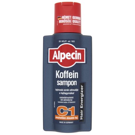 ALPECIN ENERGIZER C1 COFFEIN sampon hajhullásra 250 ml