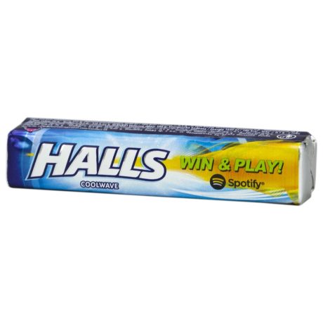 HALLS COOLWAVE cukor 9 db