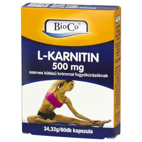 BIOCO L-KARNITIN 500 mg kapszula 60 db