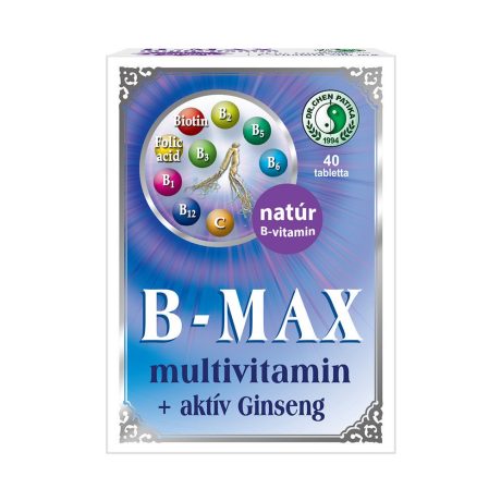DR. CHEN B-MAX MULTIVITAMIN AKTÍV GINSENG tabletta 40 db