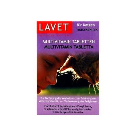 LAVET Multi tabletta macska 50 db