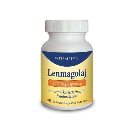 INTERHERB VITAL LENMAGOLAJ kapszula 48 db