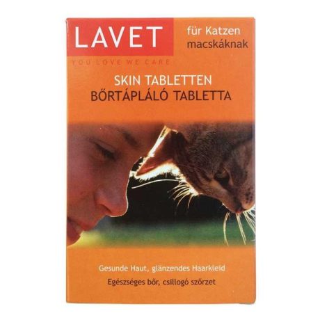 Lavet Bőrtápláló tabletta macska 50x