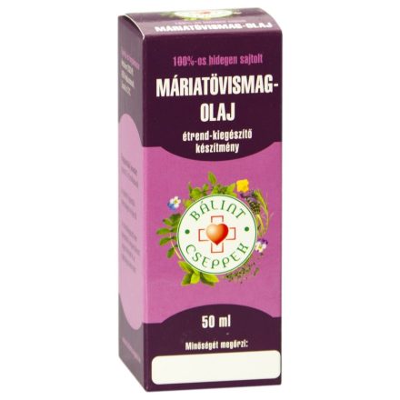 BÁLINT CSEPPEK MÁRIATÖVISMAG OLAJ 50 ml