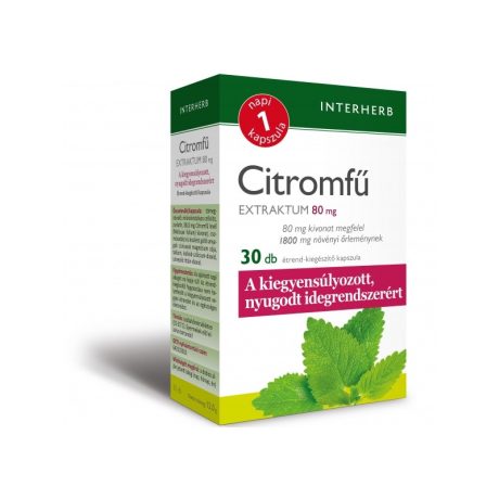 INTERHERB CITROMFŰ EXTRAKTUM 80 mg kapszula 30 db
