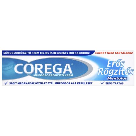 COREGA EXTRA ERŐS műfogsorrögzítő krém 40 ml
