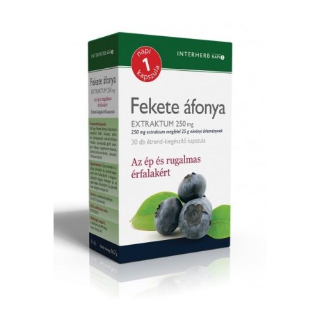 INTERHERB FEKETEÁFONYA kapszula 30 db