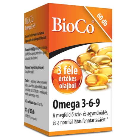 BIOCO OMEGA-3,6,9 lágyzselé kapszula 60 db