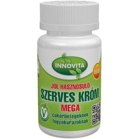 INNOVITA SZERVES KRÓM MEGA 200 mcg tabletta 60 db