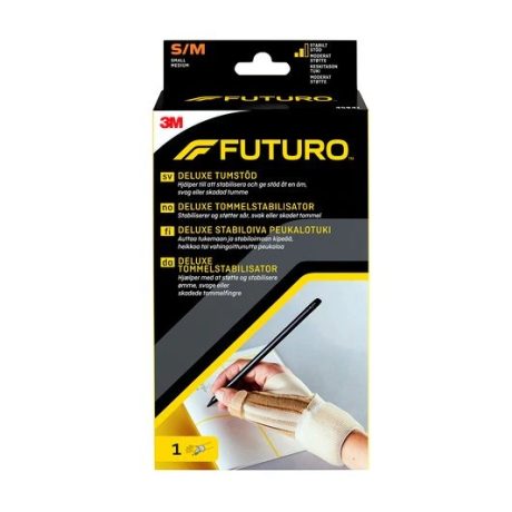 FUTURO Deluxe Hüvelykujjrögzítő S/M bézs (5,0-6,3 cm)/(12,6-17,7 cm)