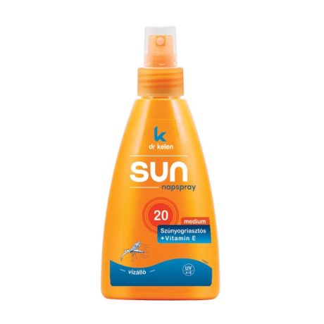 Dr. Kelen Sun F20 Szúnyogriasztó napspray 150 ml