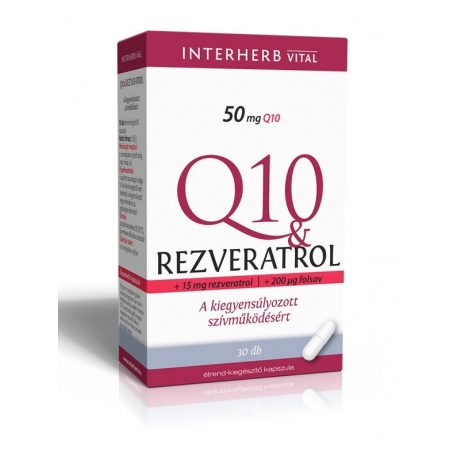 INTERHERB Q10 REZVERATOL kapszula 30 DB