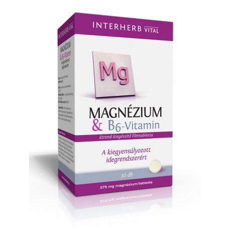 INTERHERB MAGNÉZIUM B6 filmtabletta 30 db