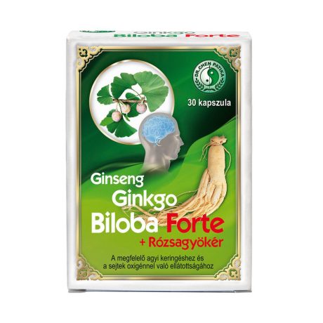 DR. CHEN GINSENG GINKGO BILOBA FORTE kapszula 30 db