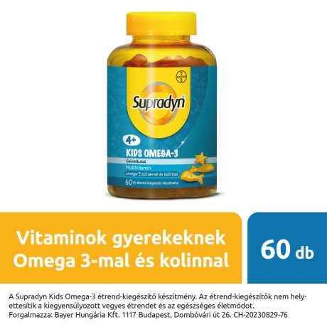 SUPRADYN KIDS OMEGA-3 gumicukor 60 db