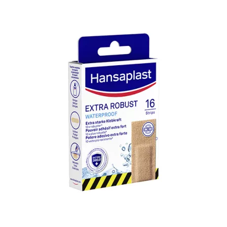 HANSAPLAST EXTRA ROBUST vízálló-légáteresztő sebtapasz 16 db