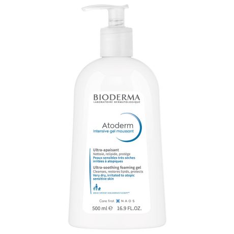 BIODERMA ATODERM INTENSIVE GEL MOUSSANT tisztító gél 500 ml