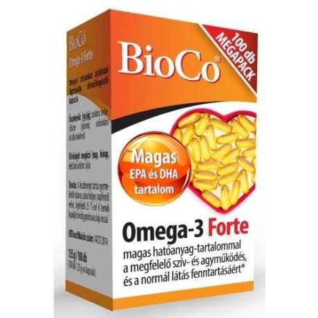 BIOCO OMEGA-3 FORTE kapszula 100 db