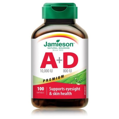 JAMIESON A+D3-VITAMIN FORTE kapszula 100 db