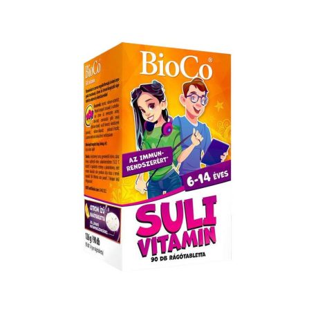 BIOCO SULI VITAMIN rágótabletta citrom ízű 90 db