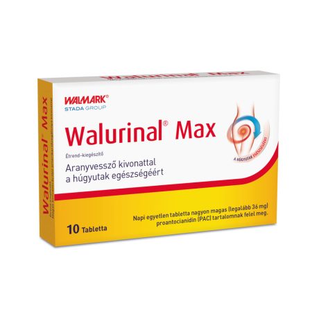 WALMARK WALURINAL MAX ARANYVESSZŐ 36 mg tabletta 10 db