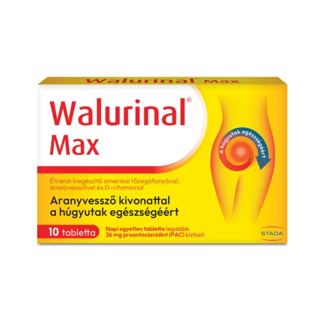 WALMARK WALURINAL MAX ARANYVESSZŐ 36 mg tabletta 10 db