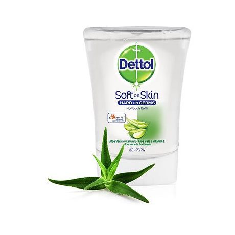 DETTOL folyékony szappan utántöltő érintés nélküli készülékbe - aloevera 250 ml