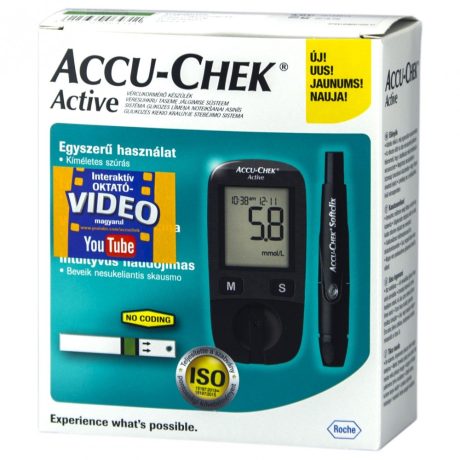 ACCUCHEK ACTIVE VÉRCUKORSZINTMÉRŐ 1 DB