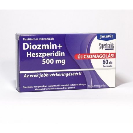 JUTAVIT DIOZMIN+HESZPERIDIN 500 mg tabletta 60 db