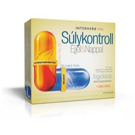 INTERHERB VITAL SÚLYKONTROLL ÉJJEL-NAPPAL kapszula 120 db