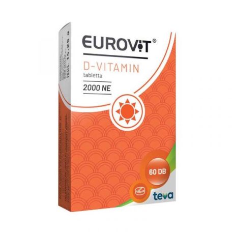 EUROVIT D-VITAMIN 2000NE tabletta 60 db