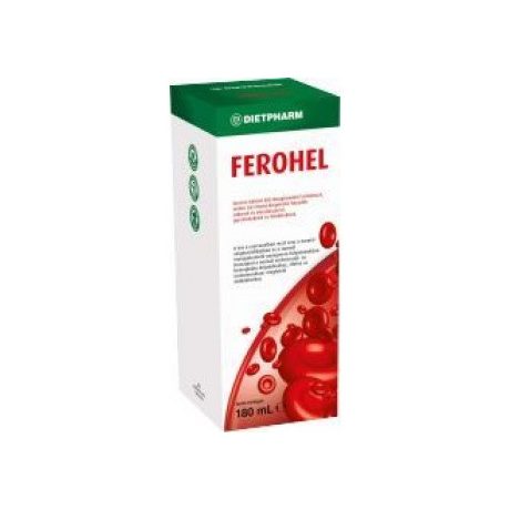 DIETPHARM FEROHEL málnaízű vastartalmú oldat 180 ml