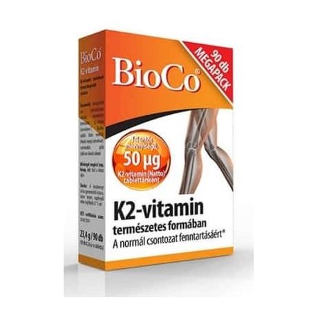 BIOCO K2-VITAMIN tabletta 90 db