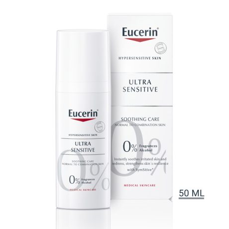 EUCERIN ULTRASENSITIVE arcápoló normál és vegyes bőrre 50 ml