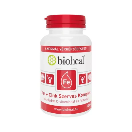 BIOHEAL VAS + CINK SZERVES KOMPLEX tabletta 70 db
