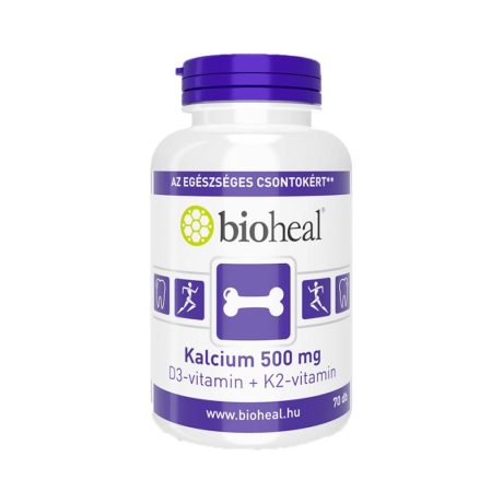 BIOHEAL KALCIUM + D3-VITAMIN + K2-VITAMIN tabletta 70 db