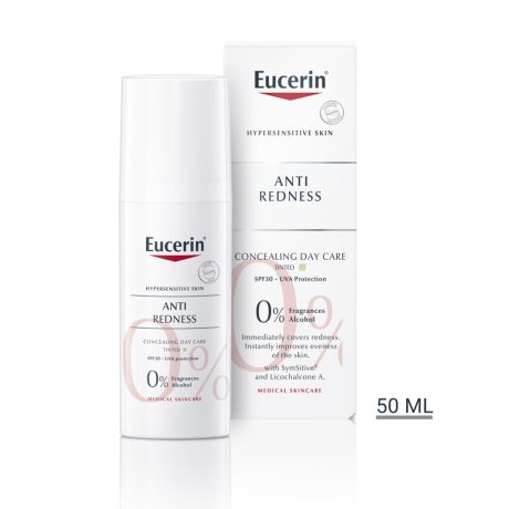 EUCERIN ANTI-REDNESS FF25 nappali színezett arcápoló 50 ml