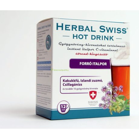 HERBAL SWISS HOT DRINK forró italpor 12 DB