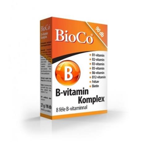 BIOCO B-VITAMIN KOMPLEX tabletta 90 DB