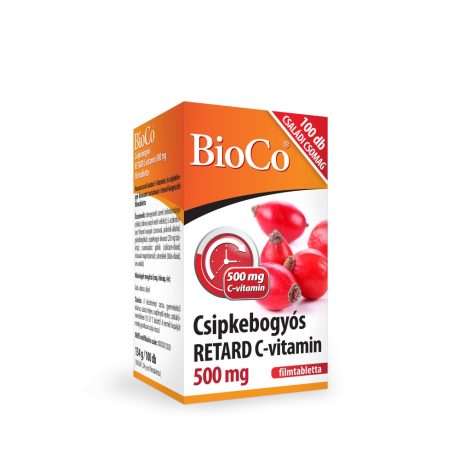 BIOCO CSIPKEBOGYÓ C-VITAMIN 500 mg retard tabletta 100 db