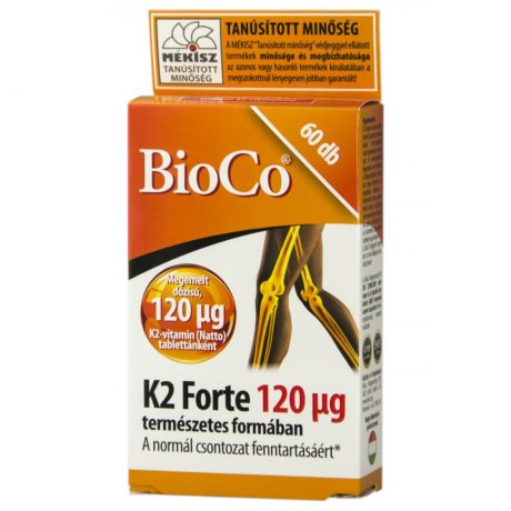 BIOCO K2-VITAMIN FORTE tabletta 60 db